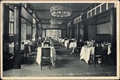 Ak Berlin Tiergarten, Weinhaus Rheingold, Potsdamer Platz, Ebenholz Saal, Innenansicht