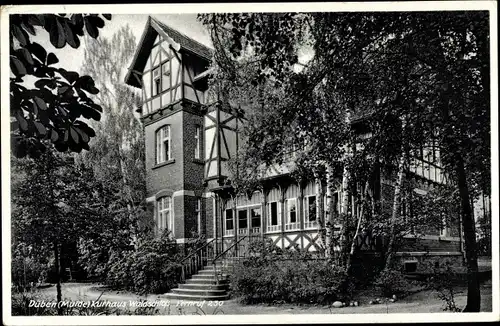 Ak Bad Düben an der Mulde, Kurhaus Waldschloss