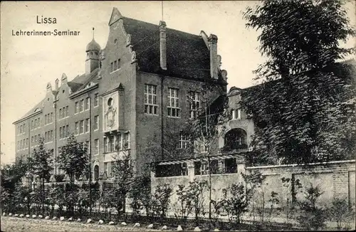 Ak Lissa Leszno Poznań Posen, Lehrerinnen Seminar