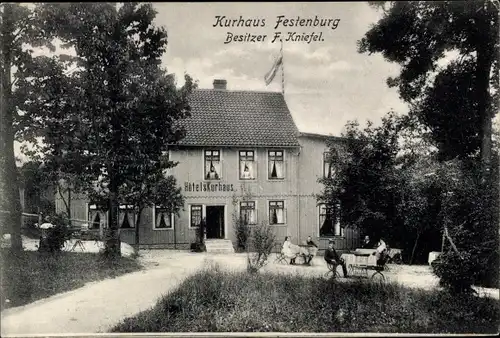 Ak Clausthal Zellerfeld im Oberharz, Kurhaus Festenburg, Inh. F. Kniefel