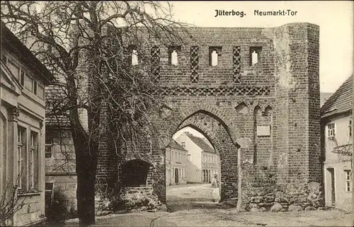Ak Jüterbog in Brandenburg, Neumarkt Tor