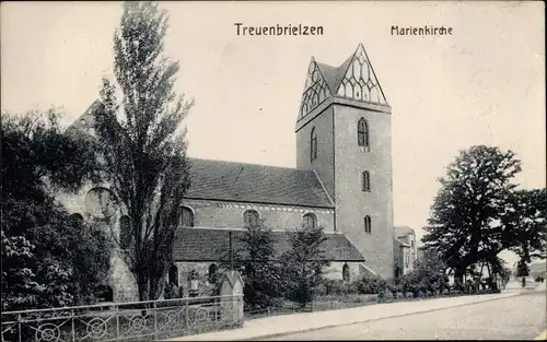 Ak Treuenbrietzen in Brandenburg, Marienkirche