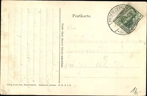 Ak Oberoderwitz Oderwitz in der Oberlausitz, Fabrik von Emil Rudolf & Söhne