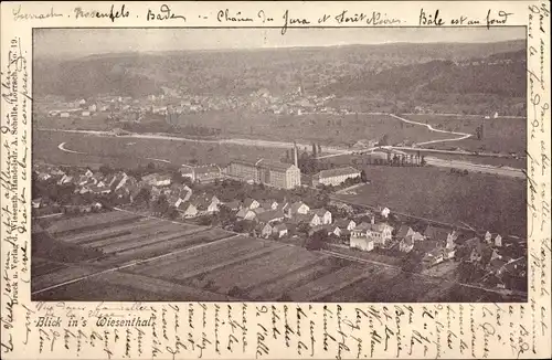 Ak Schwarzwald, Blick ins Wiesental