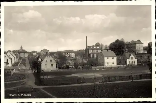 Ak Ohorn in Sachsen, Blick auf den Ort, Wohnhäuser, Siedlung