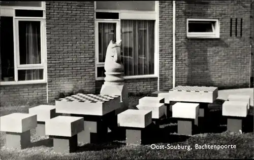 Ak Oost Souburg Zeeland, Bachtenpoorte, Schach