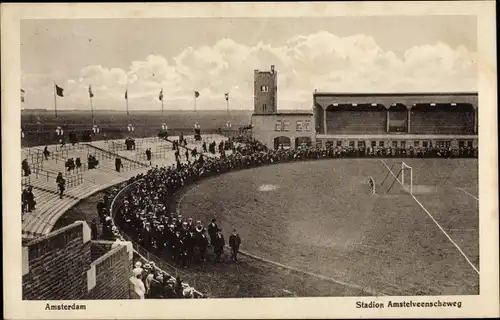 Ak Amsterdam Nordholland Niederlande, Stadion Amstelveenscheweg
