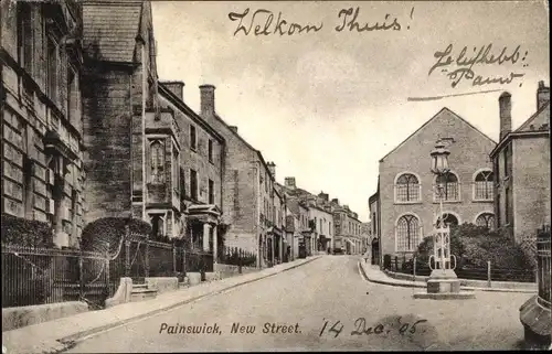 Ak Painswick South West England, New Street