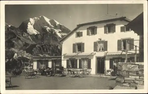Ak Aeschi bei Spiez Kanton Bern, Hotel Restaurant Niesen Kulm