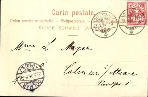 Ak Degersheim Kanton St. Gallen, Blick auf den Ort