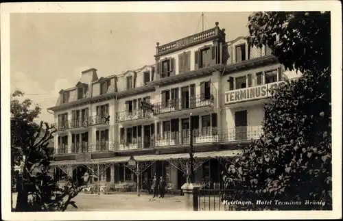 Ak Meiringen Kanton Bern Schweiz, Hotel Terminus Brünig