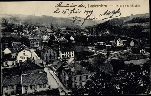 Ak Lauterecken in der Pfalz, Total vom Westen