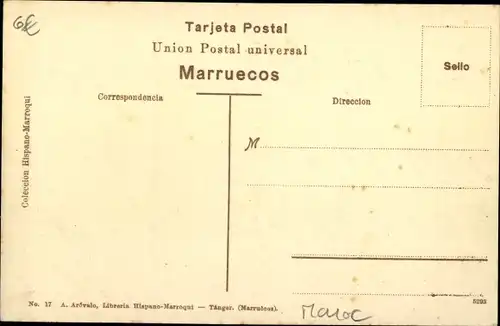 Ak Tetuán Marokko, Puerta de la Reina Isabel 2