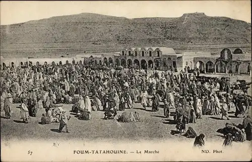 Ak Foum Tatahouine Tataouine Tunesien, Le Marché