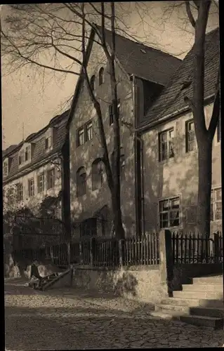 Ak Meißen in Sachsen, An der Frauenkirche, Sächsische Heimatschutzpostkarte