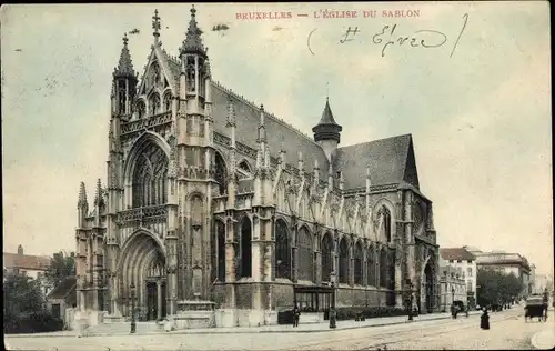 Ak Bruxelles Brüssel, L'Eglise du Sablon