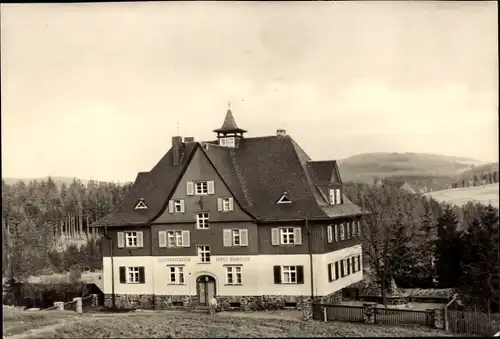 Ak Johanngeorgenstadt im Erzgebirge, Jugendherberge Ernst Schneller