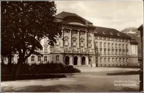 Ak Innsbruck in Tirol, Neue Universität