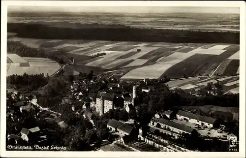 Ak Gnandstein Kohren Sahlis Frohburg in Sachsen, Fliegeraufnahme