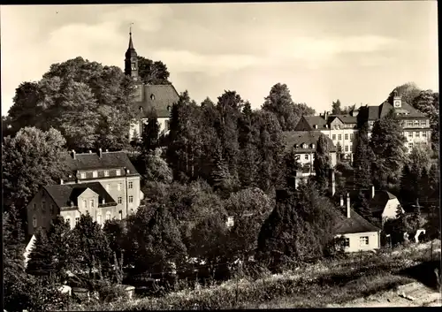 Ak Pleißa Limbach Oberfrohna Sachsen,Teilansicht, Kirche