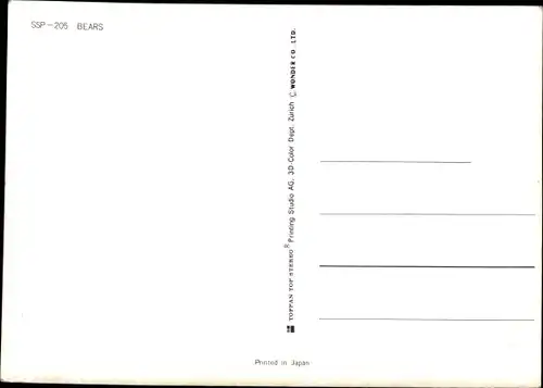 3-D Ak Bears, Zwei Bären