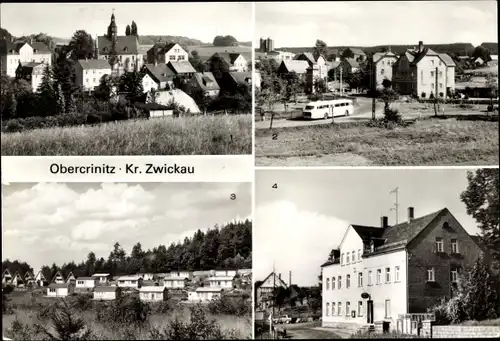 Ak Obercrinitz Crinitzberg Sachsen, Gesamtansicht, Gaststätte Neue Welt, Bungalowsiedlung Amselgrund