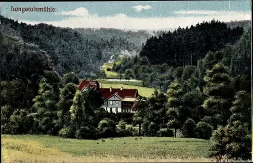 Ak Bürgel in Thüringen, Langetalsmühle