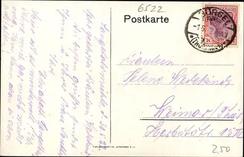 Ak Bürgel in Thüringen, Langetalsmühle