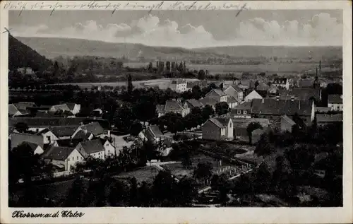 Ak Crossen an der Elster Thüringen, Ortsansicht mit Kirche