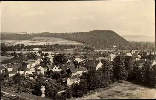 Ak Crossen an der Elster Thüringen, Blick vom Schloss aus