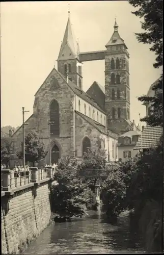 Foto Ak Esslingen am Neckar, Stadtkirche