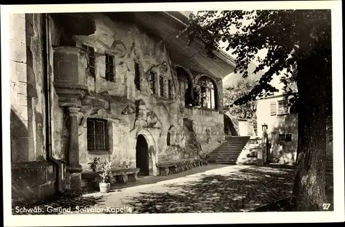 Ak Schwäbisch Gmünd in Württemberg, Salvator-Kapelle