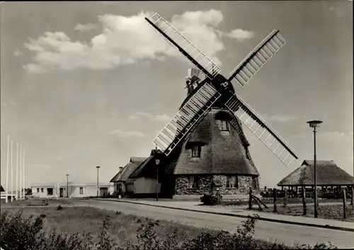 Ak Groß Stieten in Mecklenburg, Gaststätte Mecklenburger Mühle, VEG Tierzucht