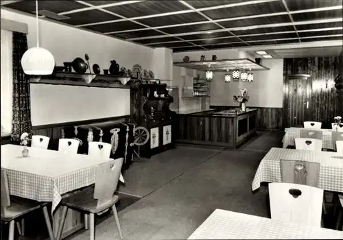 Ak Groß Stieten in Mecklenburg, VEG (Z) Tierzucht, Gaststätte Mecklenburger Mühle, Bauernstube