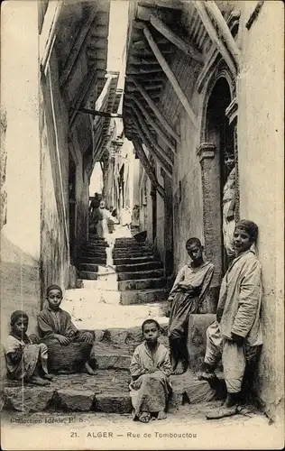 Ak Algier Alger Algerien, Rue de Tombouctou