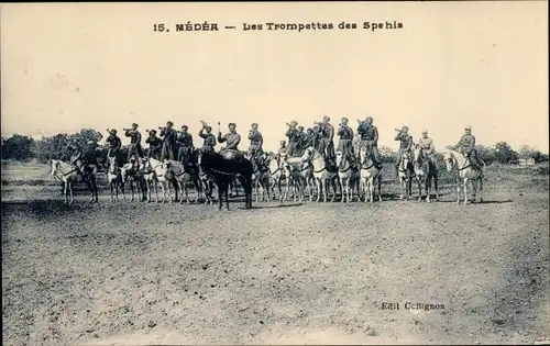 Ak Medea Algerien, Les Trompettes des Spahis