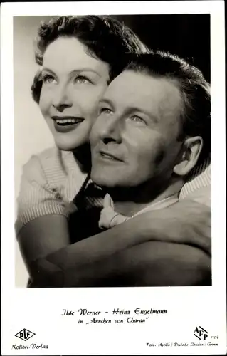 Ak Schauspieler Ilse Werner und Heinz Engelmann in Ännchen von Tharan