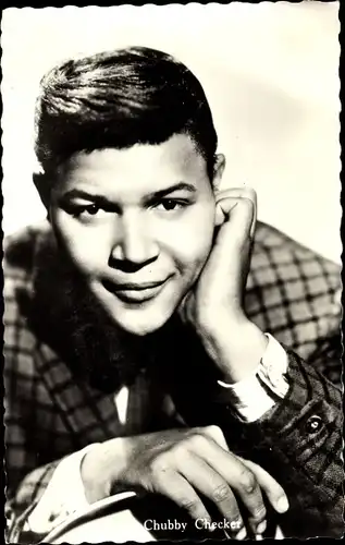 Ak Sänger Chubby Checker, Portrait