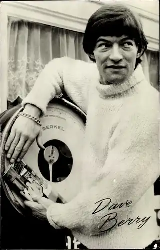 Ak Sänger Dave Berry, Portrait