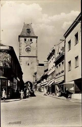 Ak Mělník Mittelböhmen,  Pražská brána, Prager Tor