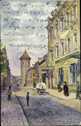 Ak Dvůr Králové nad Labem Königinhof an der Elbe Region Königgrätz, Havlicek Gasse