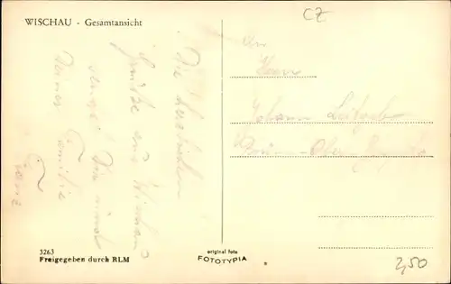 Ak Vyškov Wischau Südmähren, Gesamtansicht