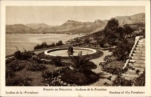 Ak Pollença Pollensa Mallorca Balearische Inseln, Jardines de la Fortaleza