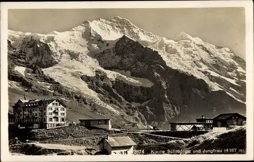Ak Kanton Bern, Berner Oberland, Kleine Scheidegg, Jungfrau
