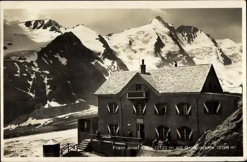 Ak Heiligenblut am Großglockner Kärnten, Kaiser Franz Josef Haus