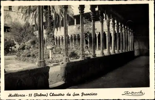 Ak Palma de Mallorca Balearische Inseln, Claustro de San Francisco