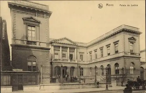 Ak Mons Wallonien Hennegau, Palais de Justice