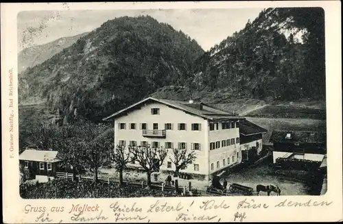 Ak Melleck Schneizlreuth Berchtesgadener Land, Gasthof