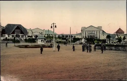 Ak Freiberg in Sachsen, Erzgebirgs Ausstellung 1912