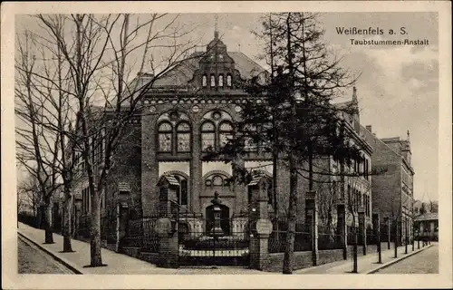 Ak Weißenfels an der Saale, Taubstummen-Anstalt